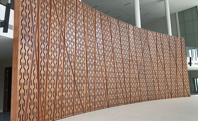 APEC Haus - Lakatoi Tattoo Feature Screen - Image - Jim Fitzpatrick Architects